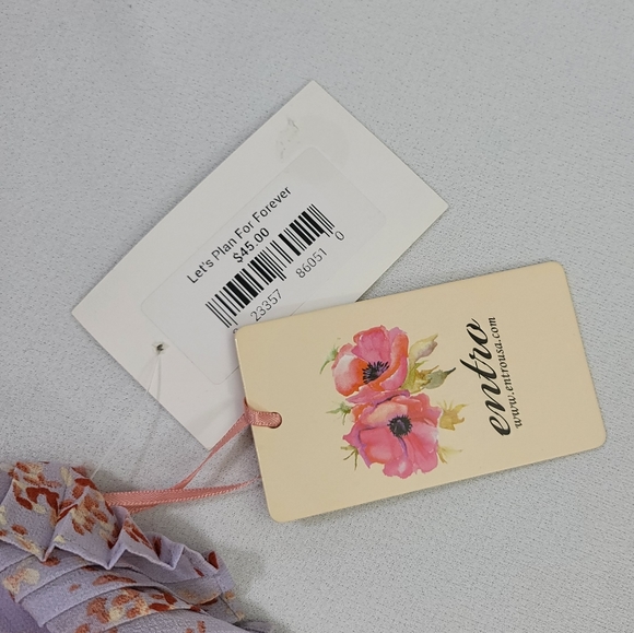 Entro D13796 Dress Sz L ** AS-IS** - Picture 9 of 16